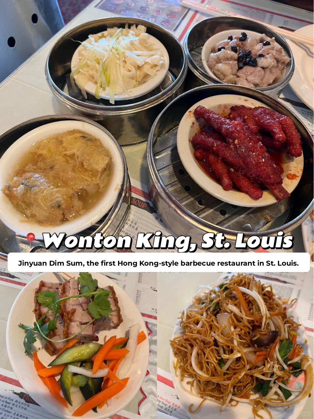 "I absolutely love dim sum—wherever I go, I eat it! 🤣🇺🇸"