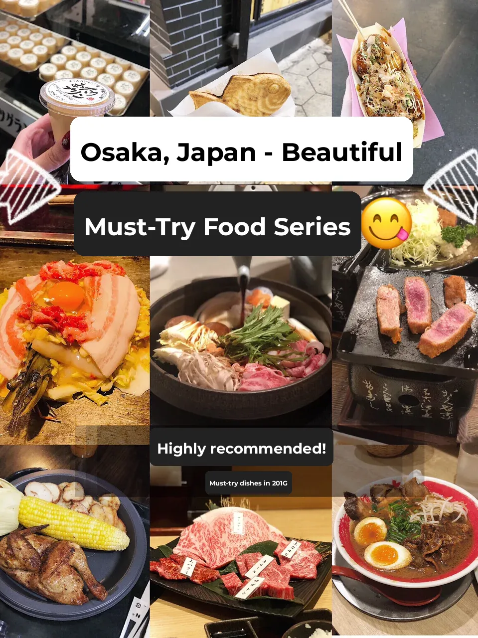 🇯🇵 Japan Food Guide | Must-Try Eats in Osaka ✔️