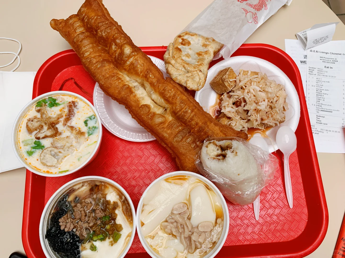 Chicago's Chinese Breakfast: Soy Milk, Fried Dough Sticks, Tofu Pudding, and Leek Pancakes