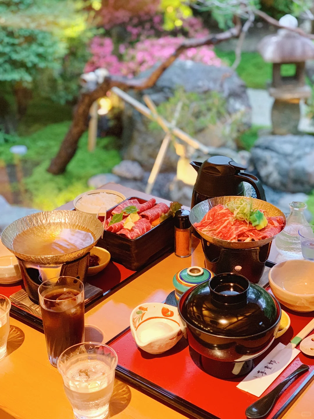 【Kyoto Eats】Savor the Scenic Japanese Garden While Enjoying Authentic Sukiyaki 🍢