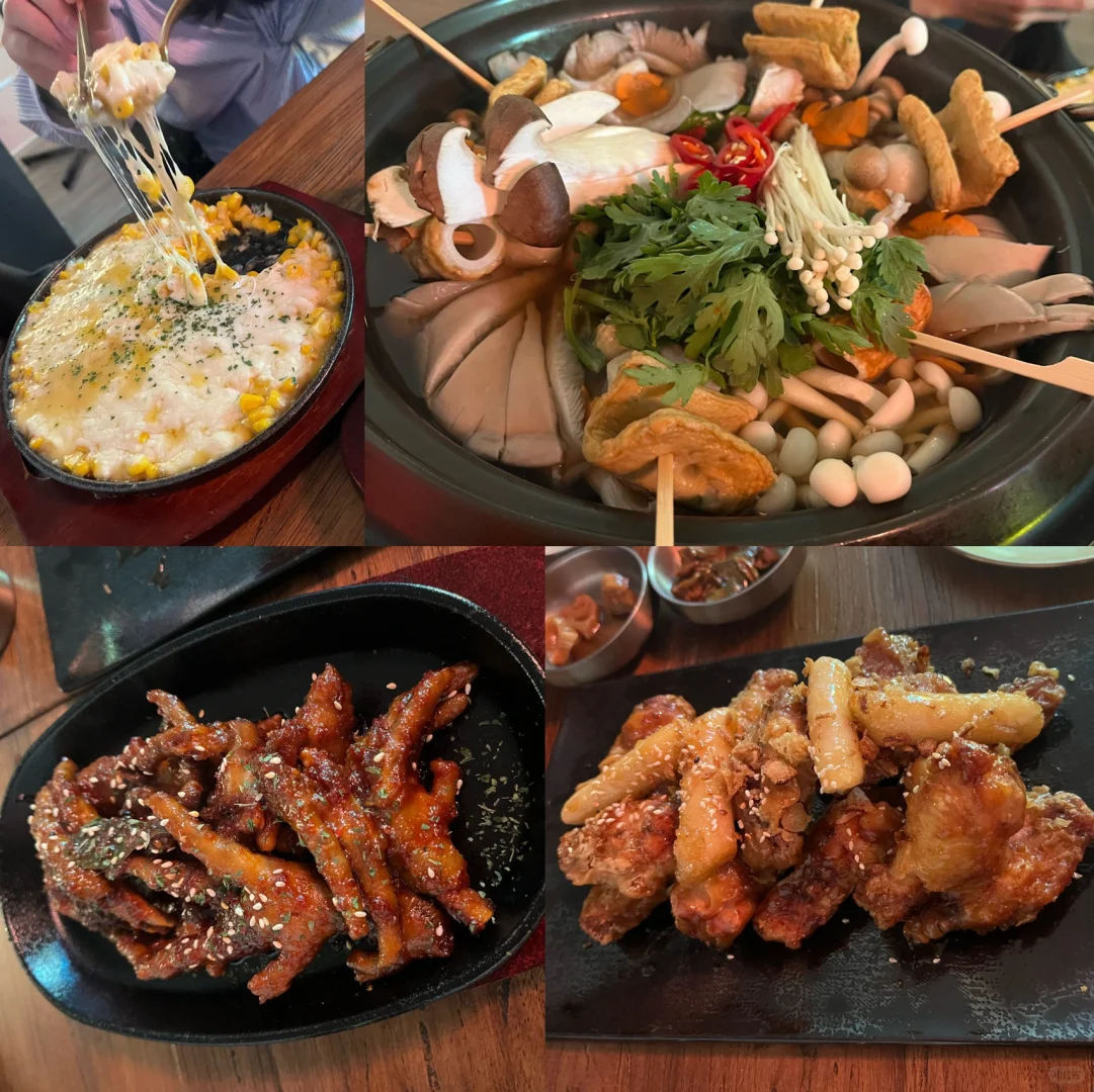 Paris 2nd Arr. KINGKONG Korean Restaurant: Fish Cake Hotpot, Cheese Corn, Spicy Chicken Feet