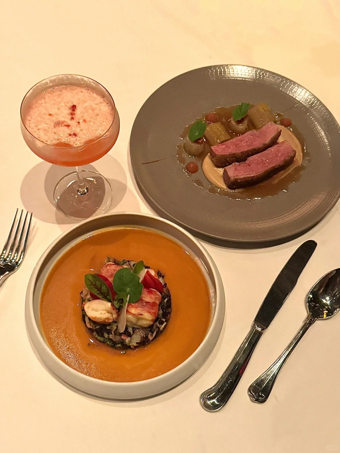 In NYC! 🍴 Devoured that unforgettable gourmet French cuisine!