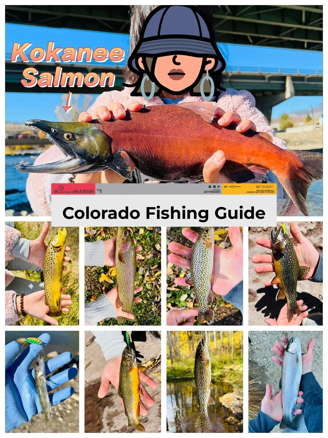 "Little Red Book, I just wanted to post about the fish I caught while traveling in Colorado 💔"