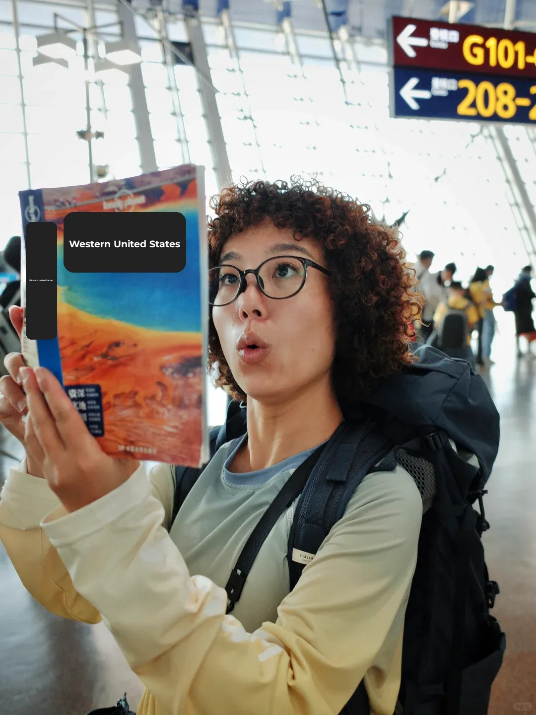 Backpacker on the road again—now in the U.S., still no travel guide prepped...