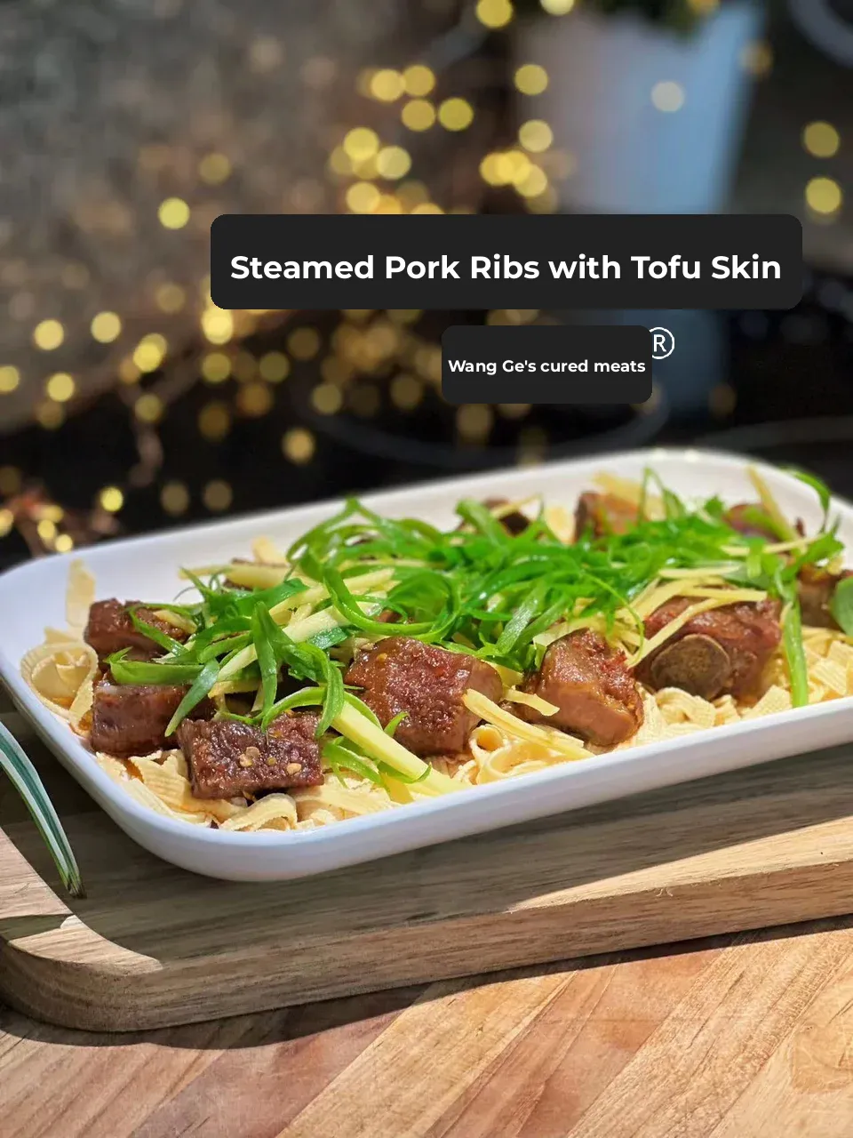 Easy and Delicious Home-Cooked Meal / Secret Recipe Braised Pork Ribs with Tofu Skin