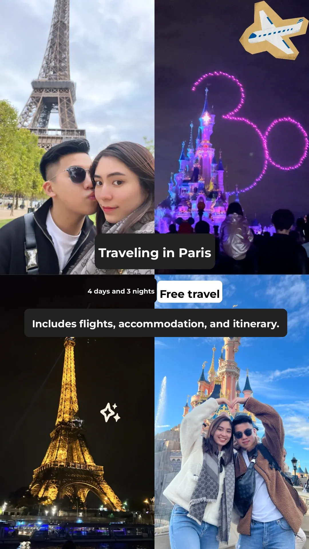 🇲🇾｜🇫🇷 4 Days 3 Nights: Capturing the Magic of Paris 💘