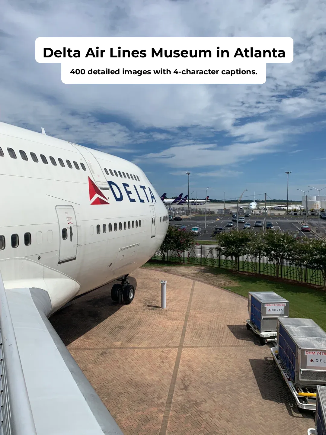 Delta Museum's 747-400 in Atlanta