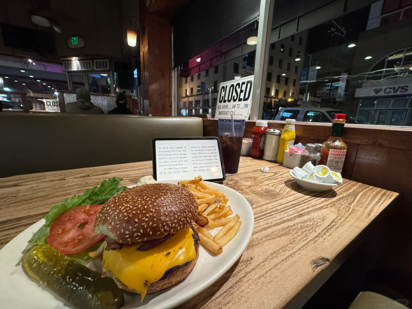 "1 AM at a Diner in Downtown San Francisco, USA"