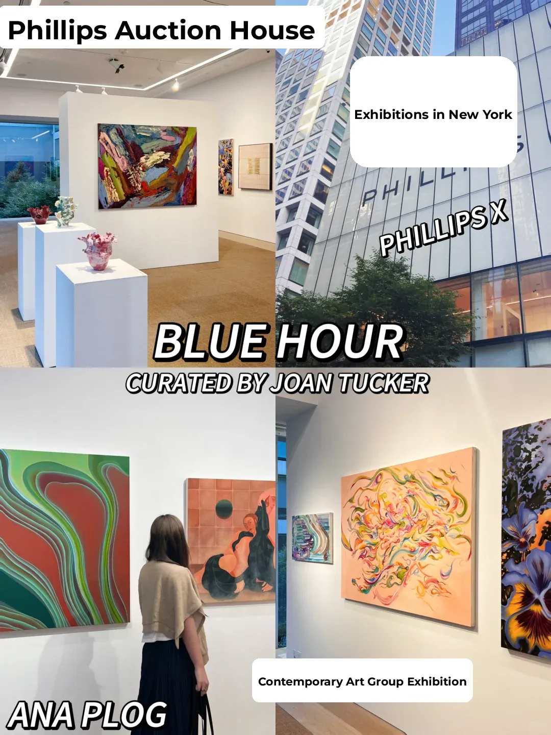 NYC Art Tour | Discover the Blue Hour at Phillips Auction House 💙