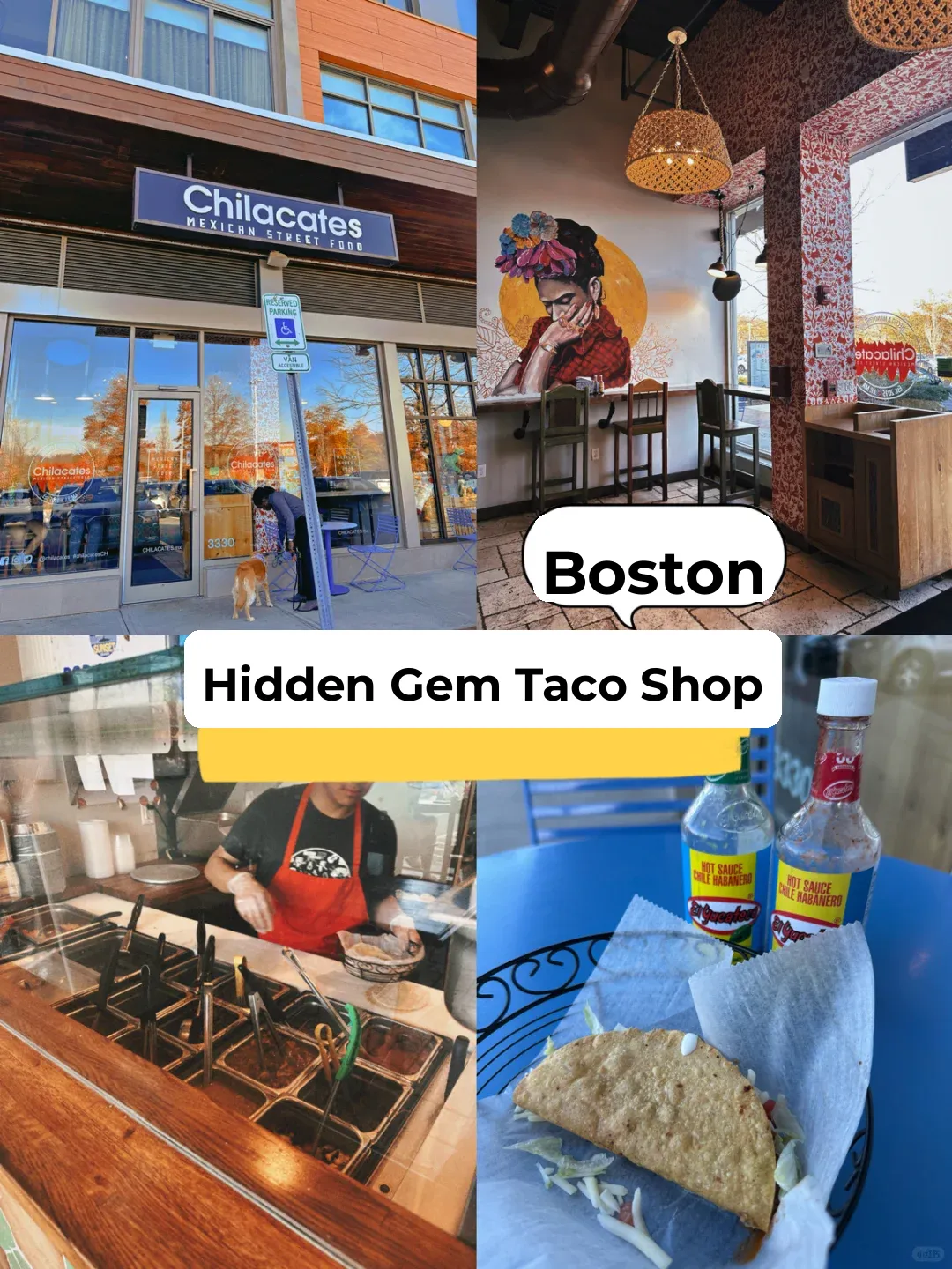 Must-try if you see this! Boston's best tacos are absolutely amazing 😋😋