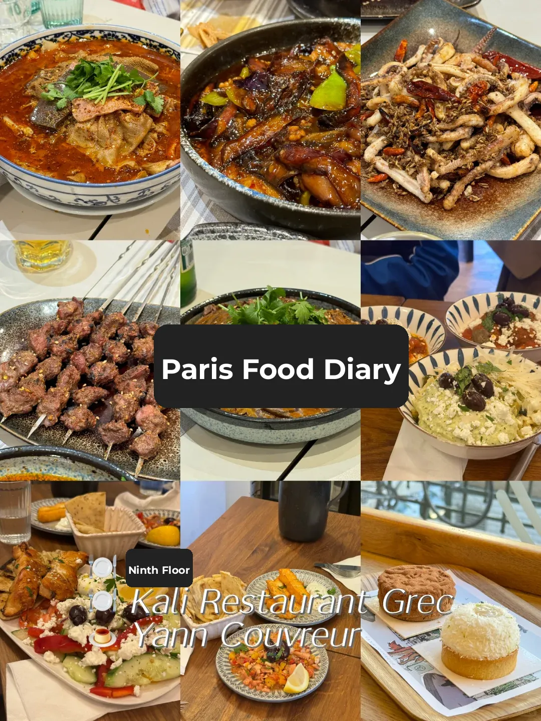 Logging my recent eats in Paris 🍽️