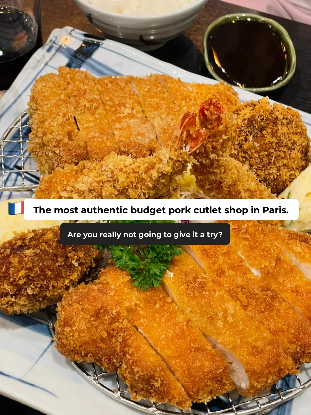 Paris 💯 Authentic Budget Pork Cutlet Spot, You Gonna Give It a Shot?