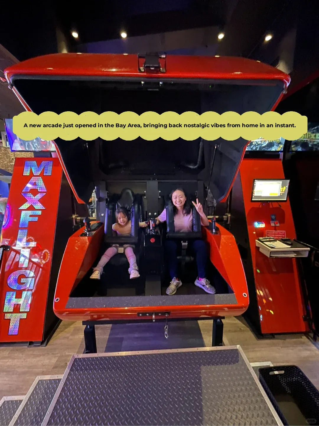 Newly Opened Gaming Arcade "Gama Ride" on the Bay Area Peninsula