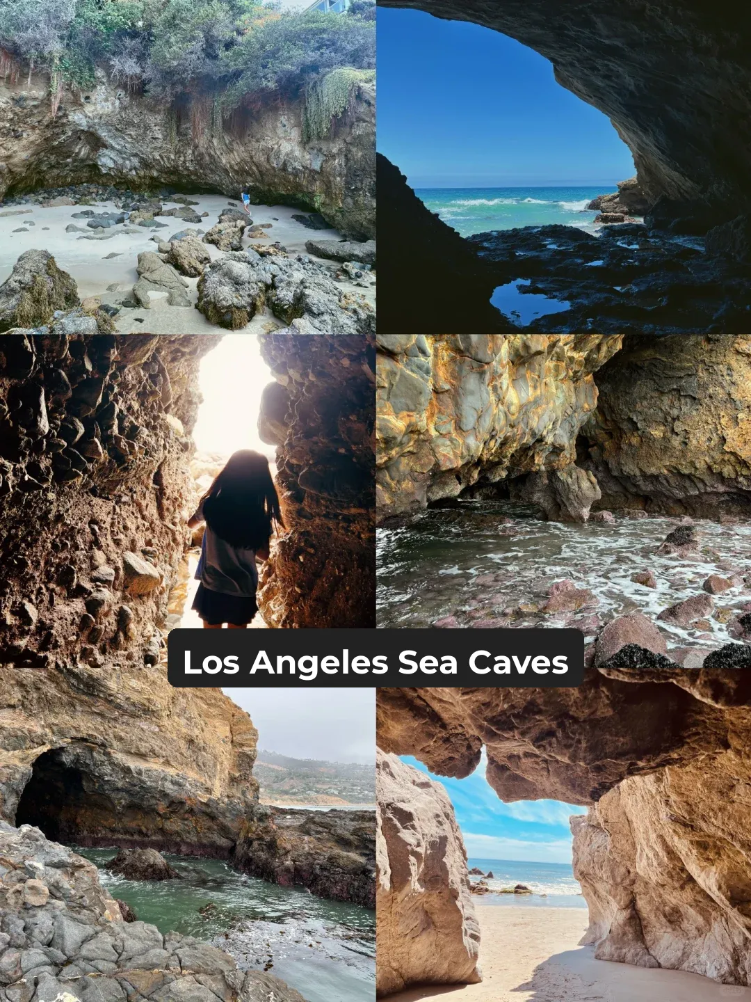 A Roundup of Los Angeles' Sea Caves! + Bonus: A Dry One