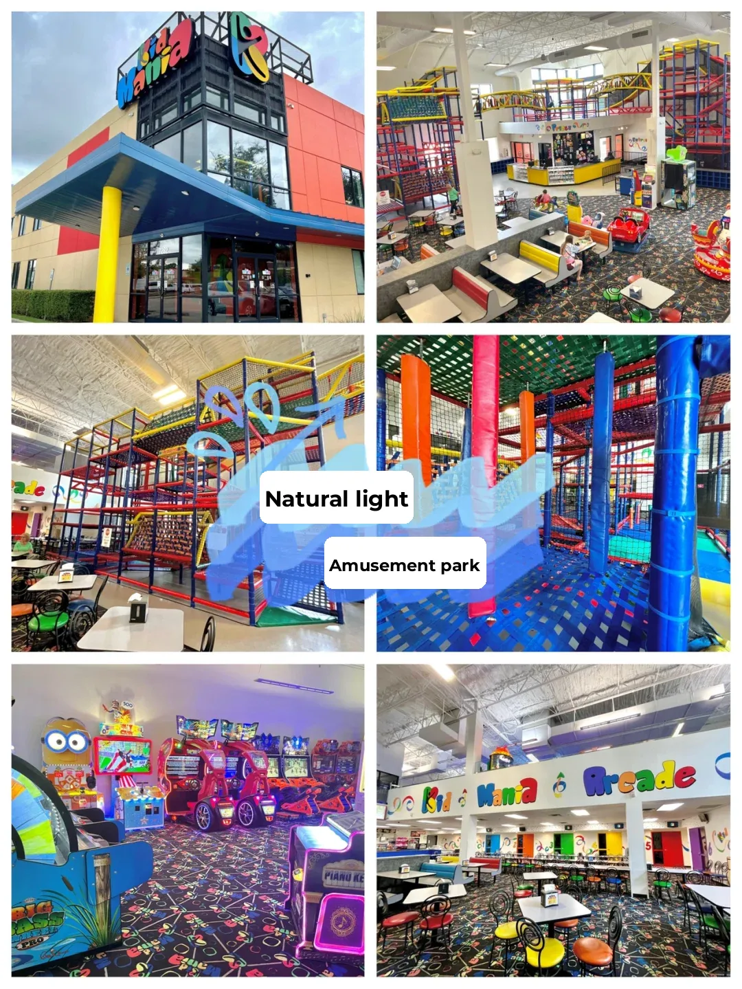 "Dallas·Family Fun】Kid Mania: Affordable Prices + Climbing Maze Adventure"