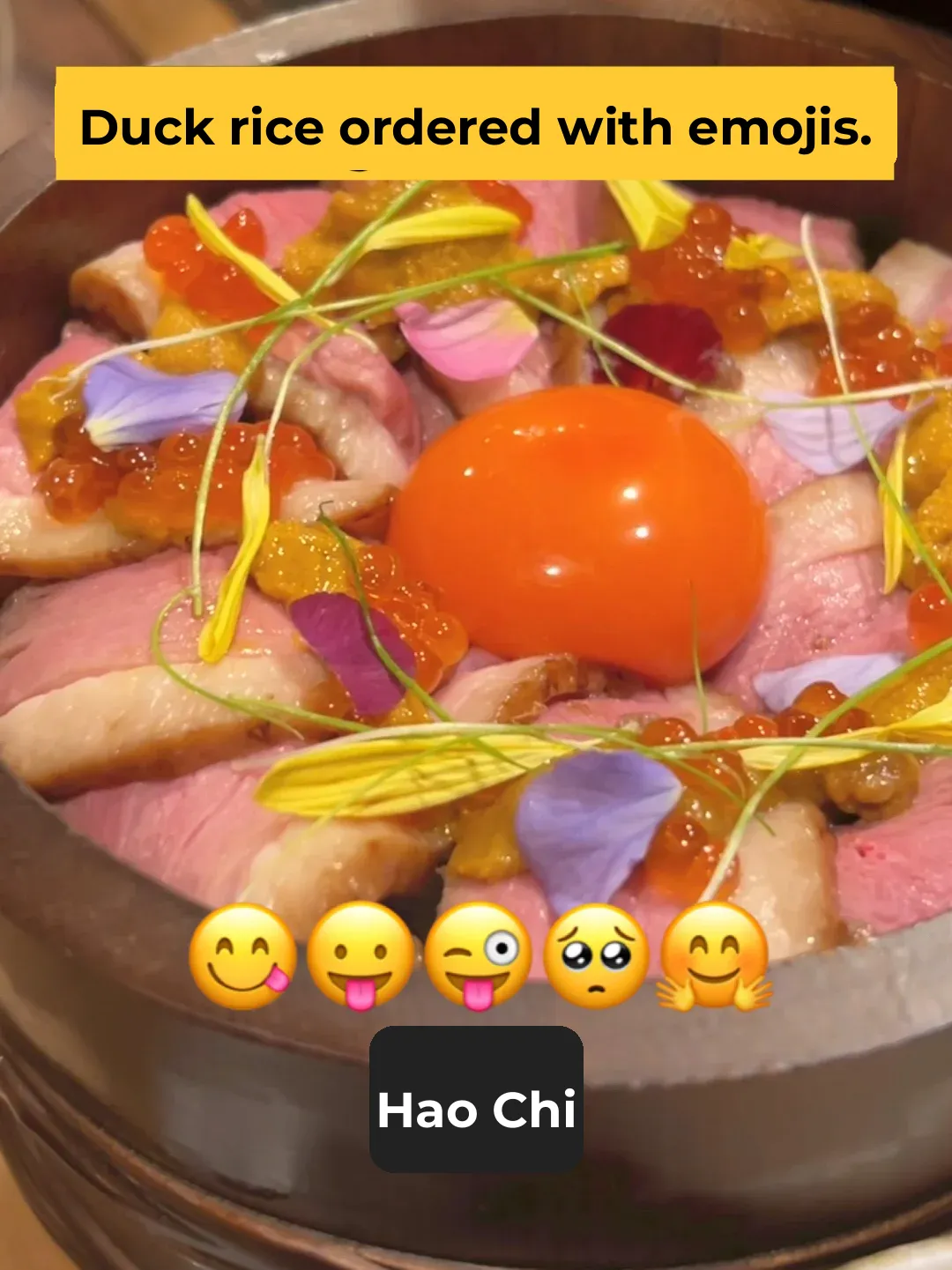 Emoji-Only Menu at 🦆🍚🥩 Spot | Every Dish is a Pleasant Surprise