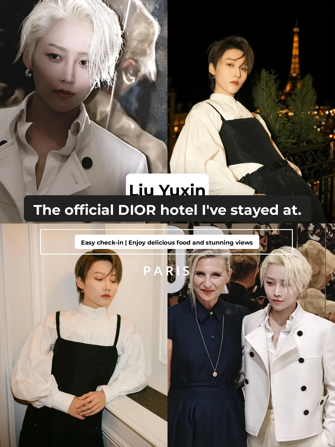 Dior's Go-To! Let's Spill the Tea on Liu Yuxin's Paris Hotel