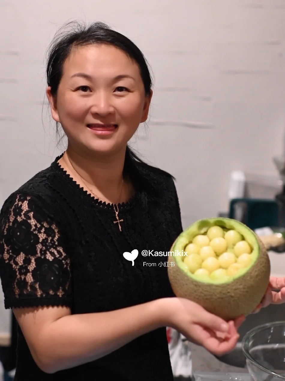 Savor Summer: Cantaloupe Birthday Cake