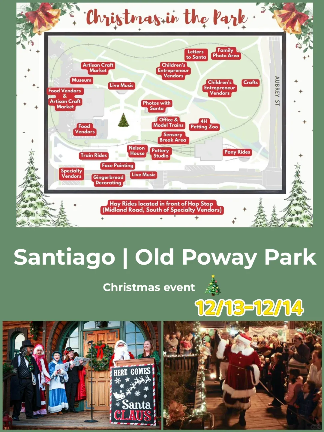 San Diego SD | 🎄Old Poway Park Christmas Wonderland Weekend