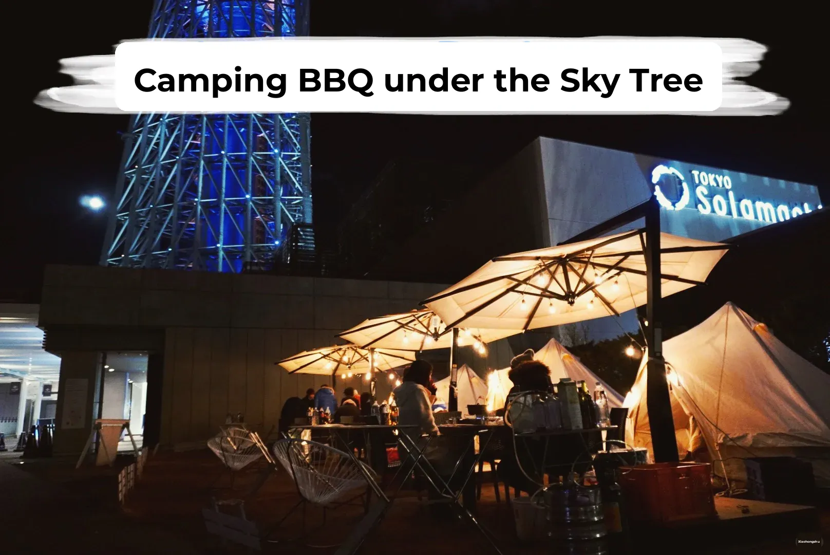 Tokyo Food Hunt | Skytree-side Camping-style BBQ