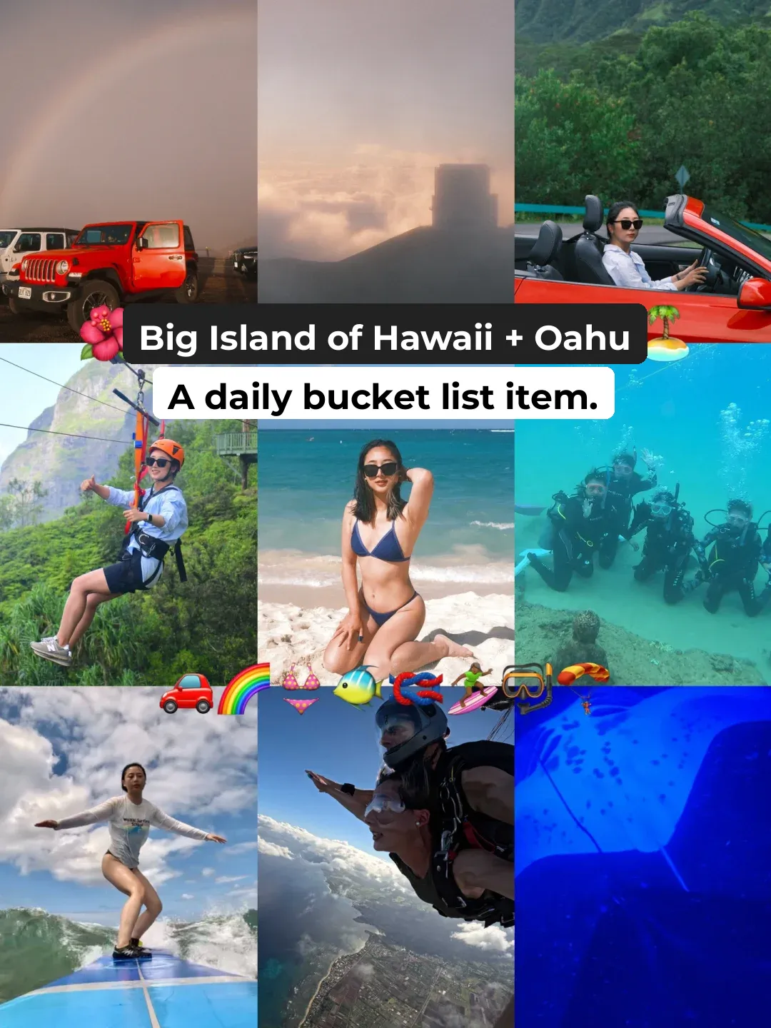 One Week on Big Island & Oahu, Hawaii: Crushing the Bucket List Adventure Guide 🏝️