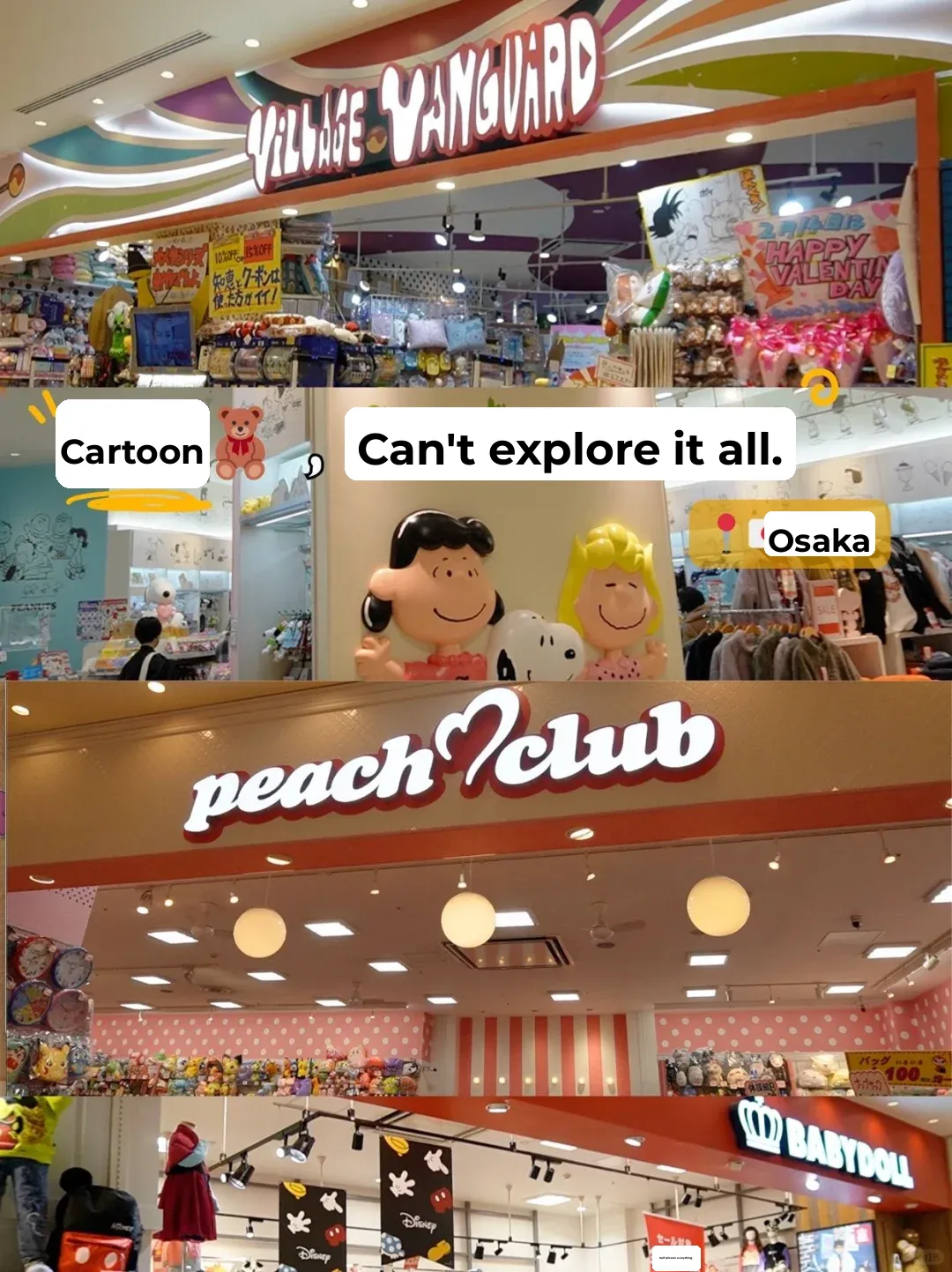 Osaka Guide | The Treasure Trove of Cartoon Stores 🧸 Unlocked My Inner Child
