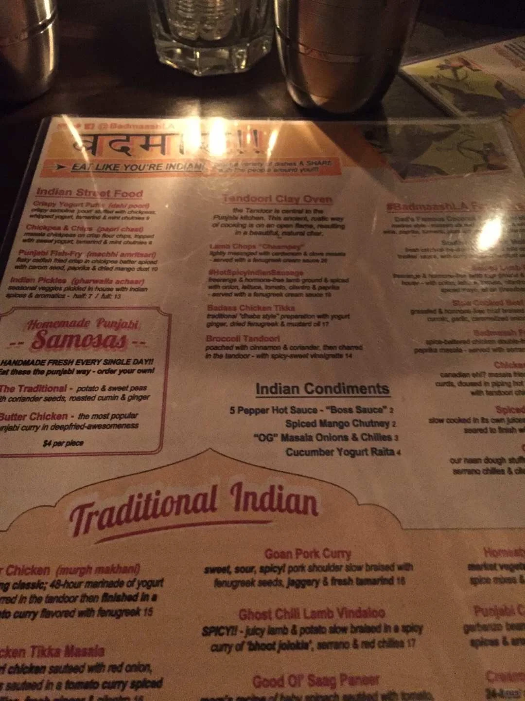 Feeling the Burn: $80+ on Indian Food in LA
