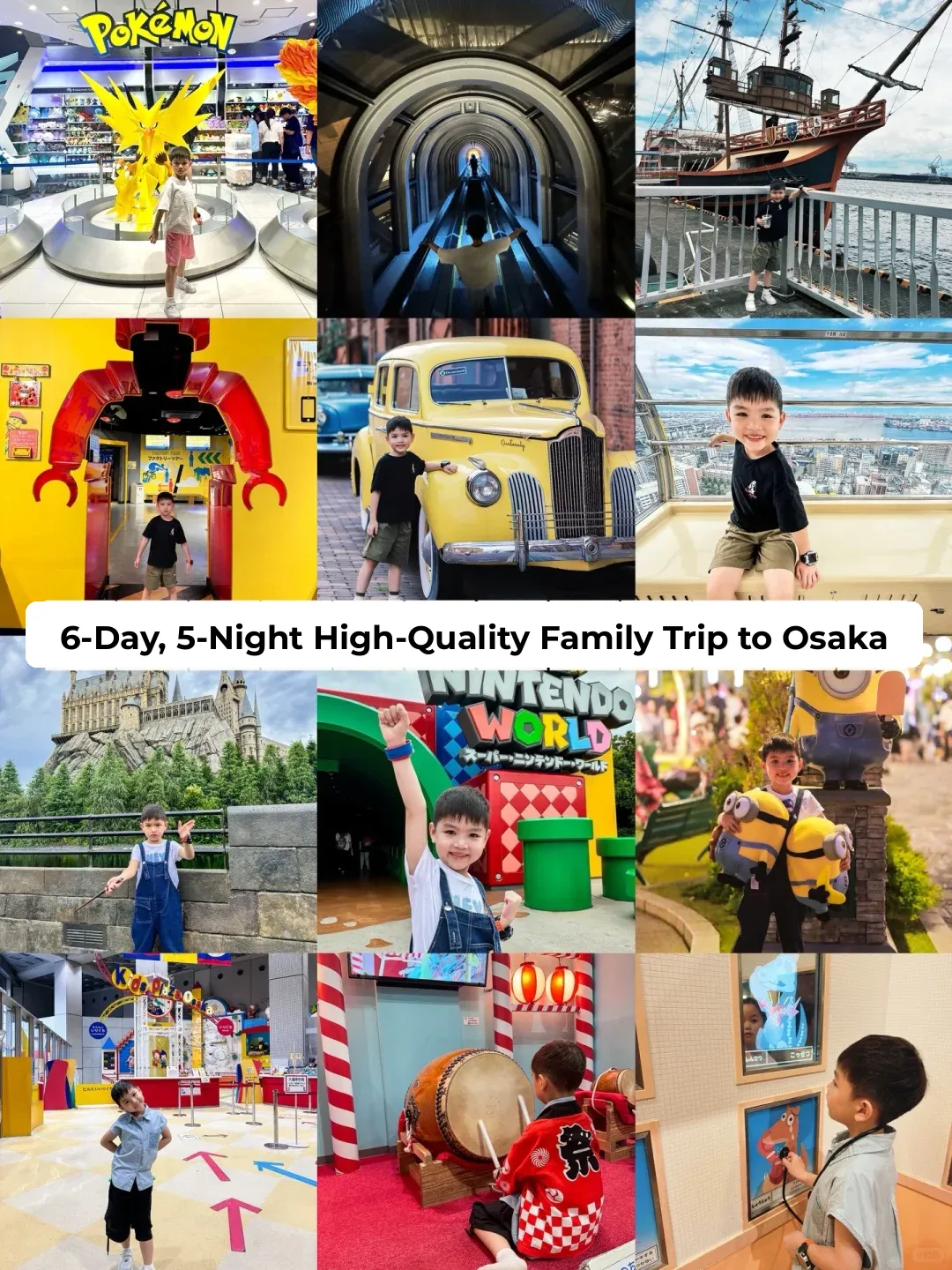 Mama & Tot Adventure | 6 Days, 5 Nights in Osaka: A High-Quality Family Getaway