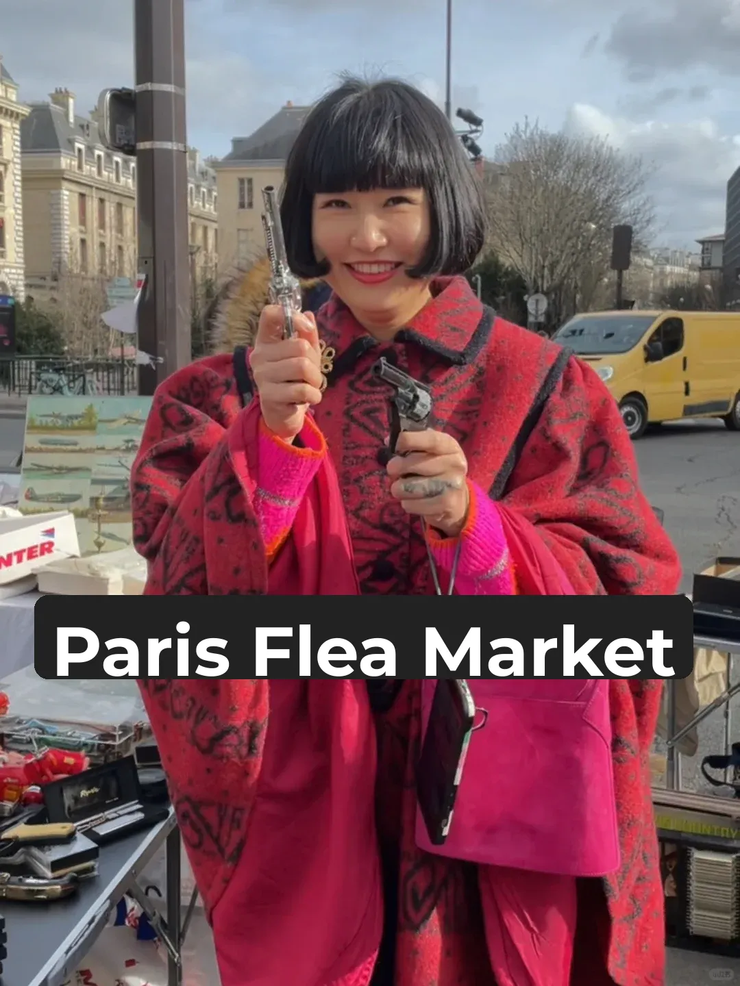 【VLOG | Paris Flea Market Frenzy - Crowds Galore】