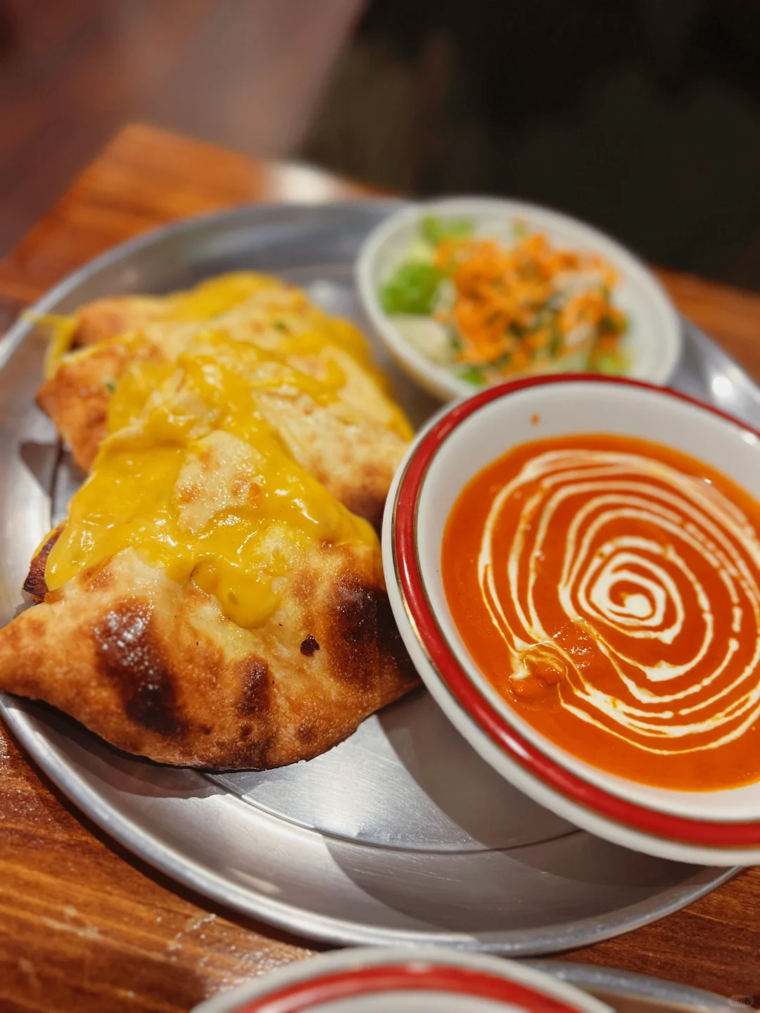 I had the best Indian naan ever!