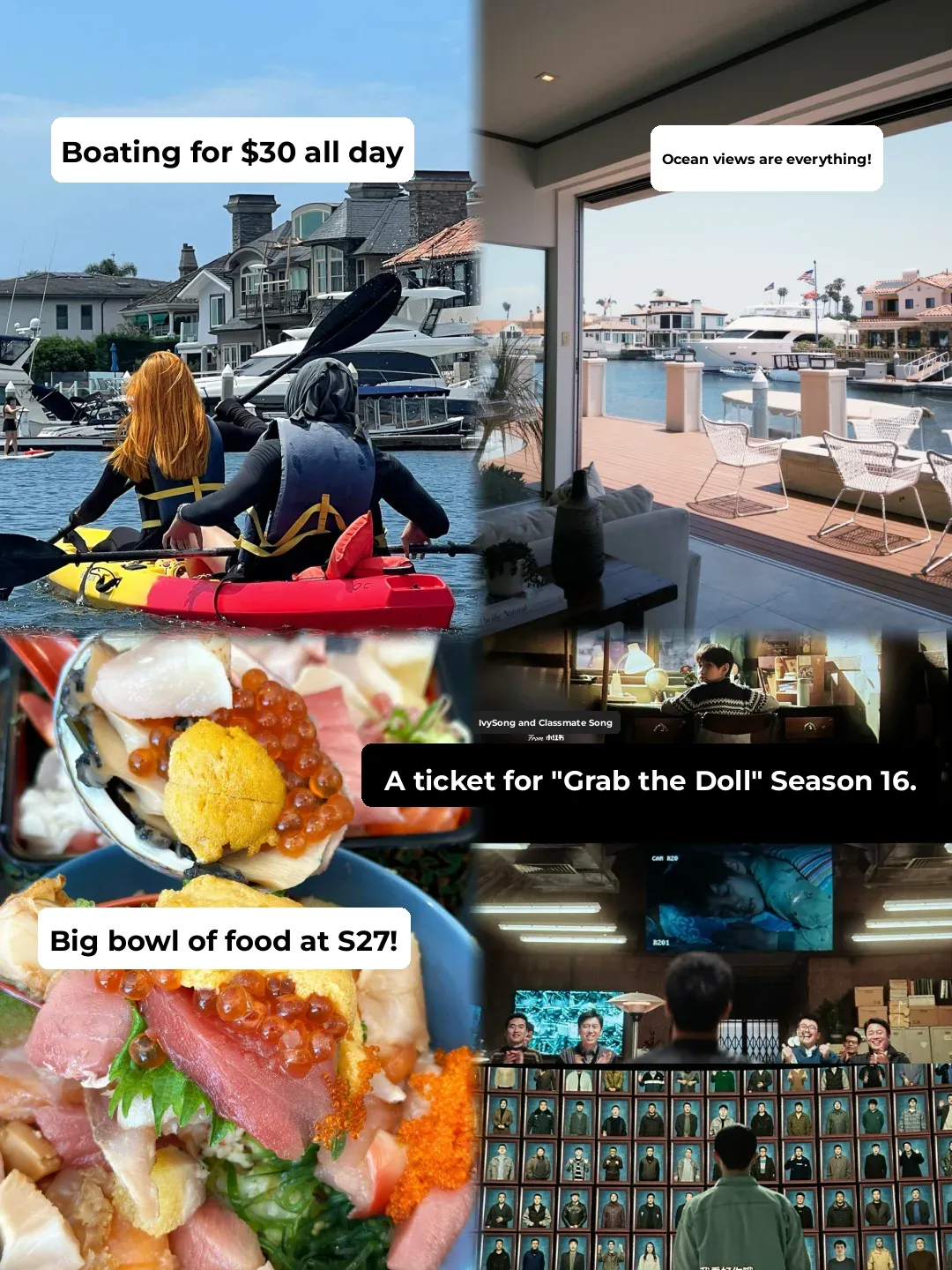 Irvine Two for $100 – Shen Teng's Claw Machine Fun, Paddle Boating, Sushi, and House Hunting 🌴