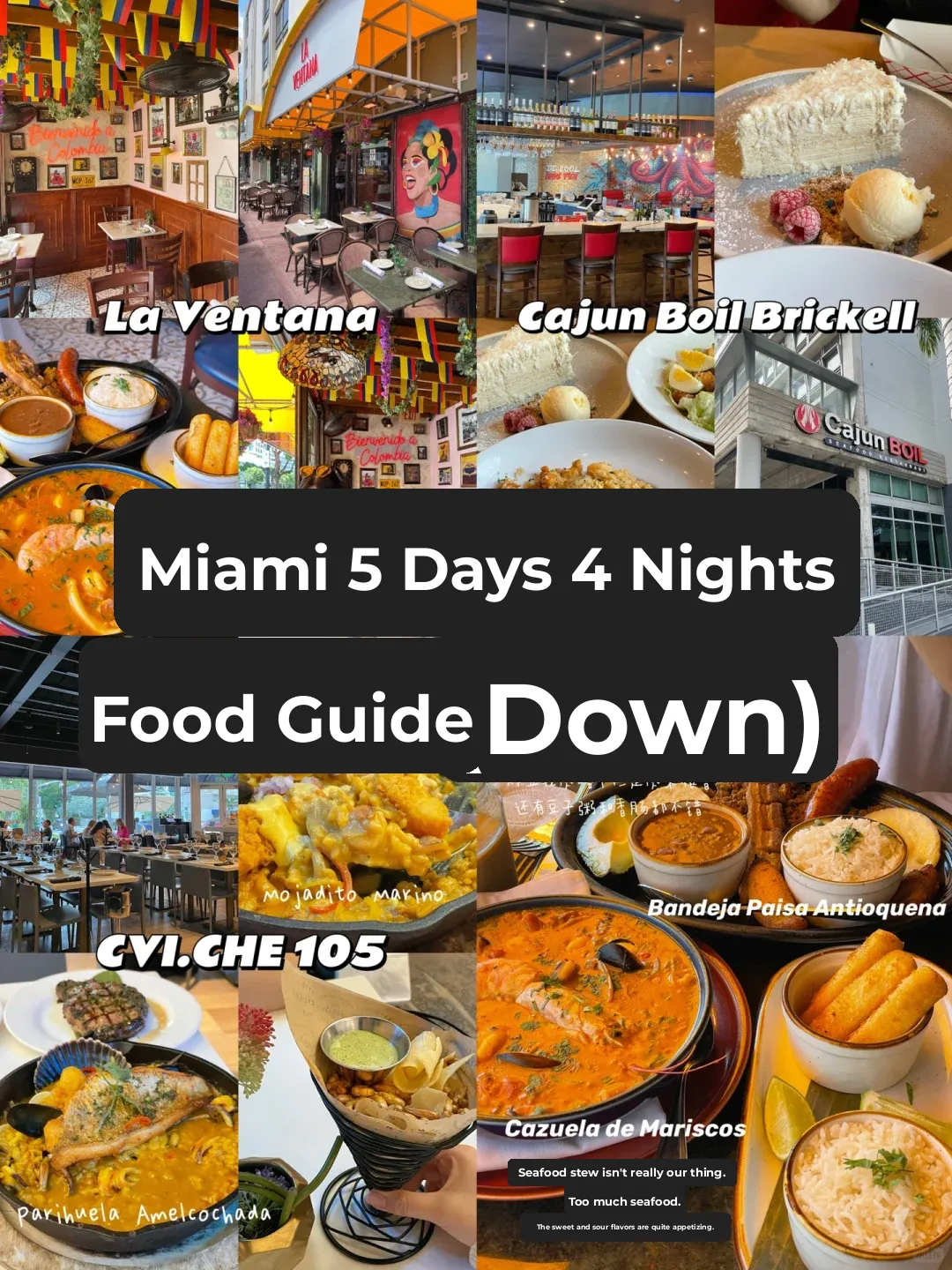 Miami Food Guide 🌴 How to Eat Your Way Through 4 Nights & 5 Days 🤤 Must-Save List‼️🔥