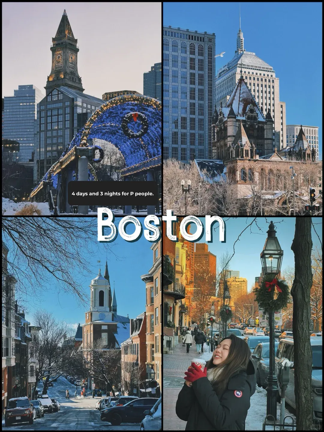 🇺🇸Boston | A Chill 4-Day, 3-Night Travel Guide for Spontaneous Explorers