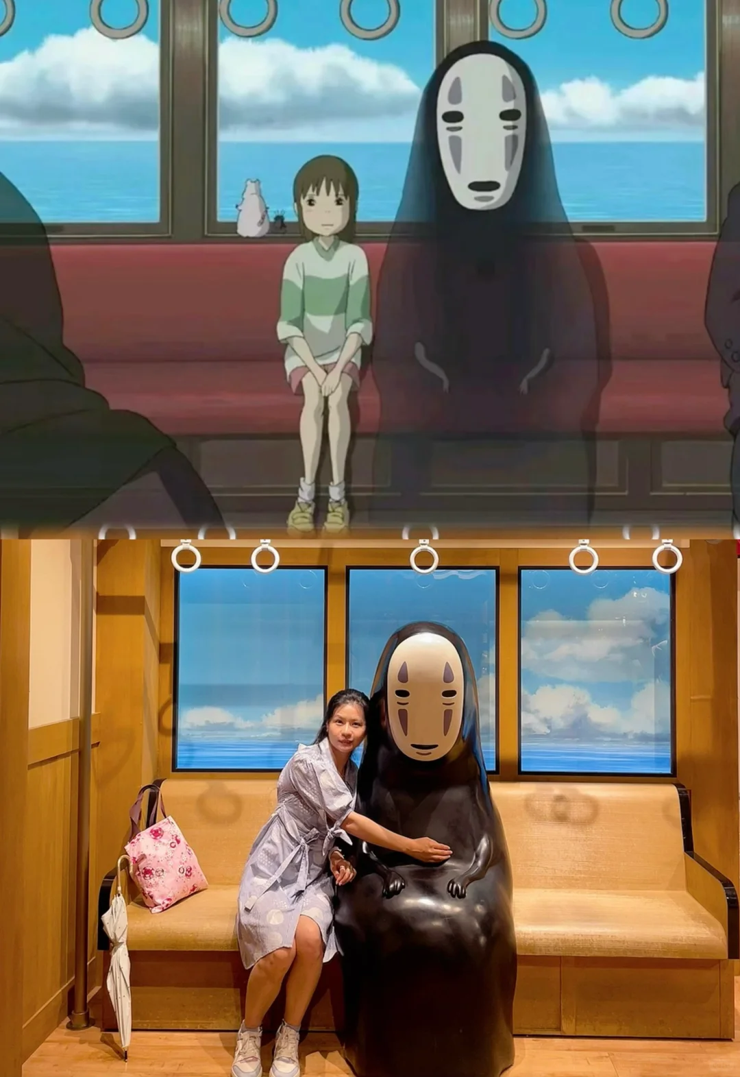Osaka Shinsaibashi Check-In: Spirited Away Sea Train