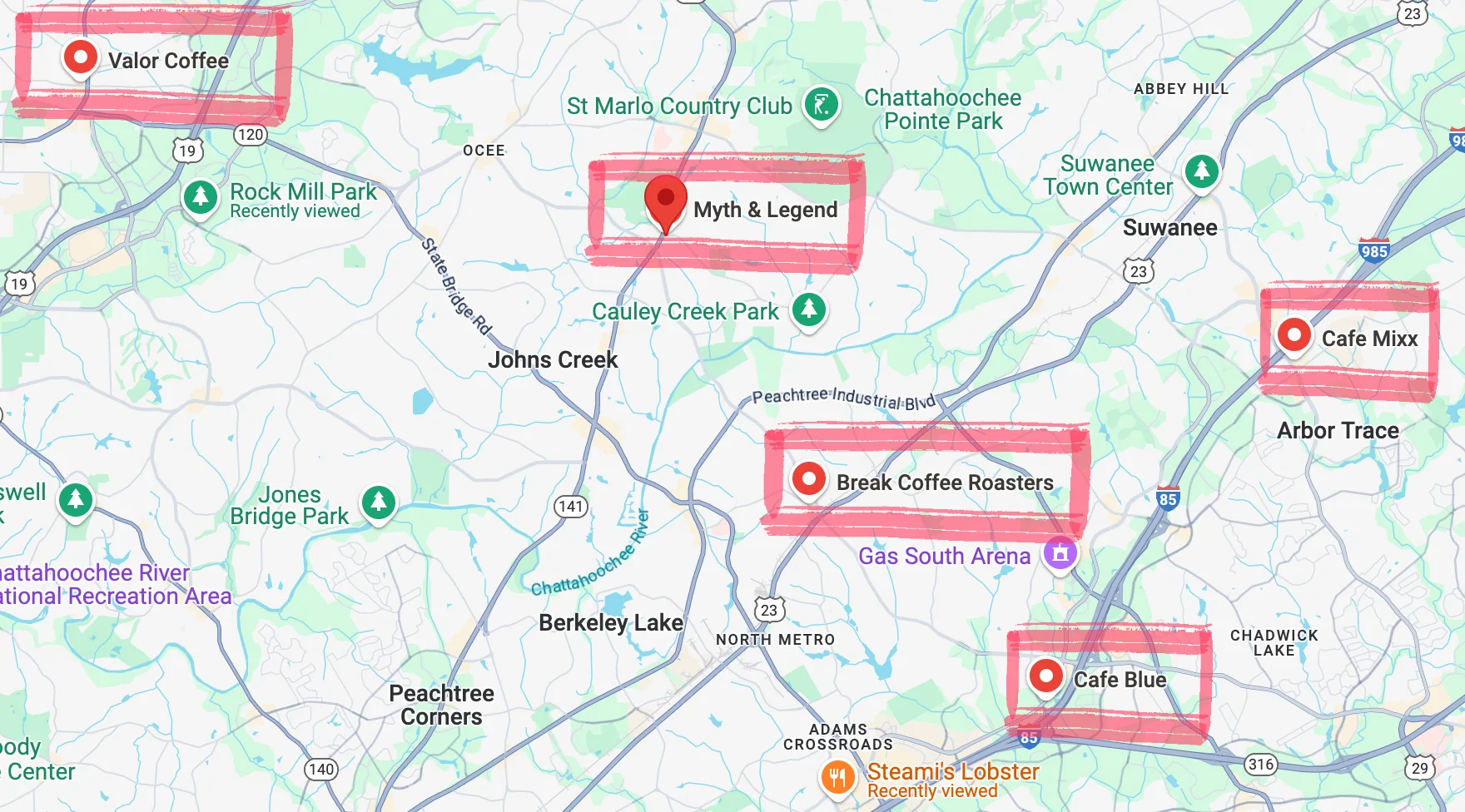 Top 5 Cafes Around Atlanta in 2024