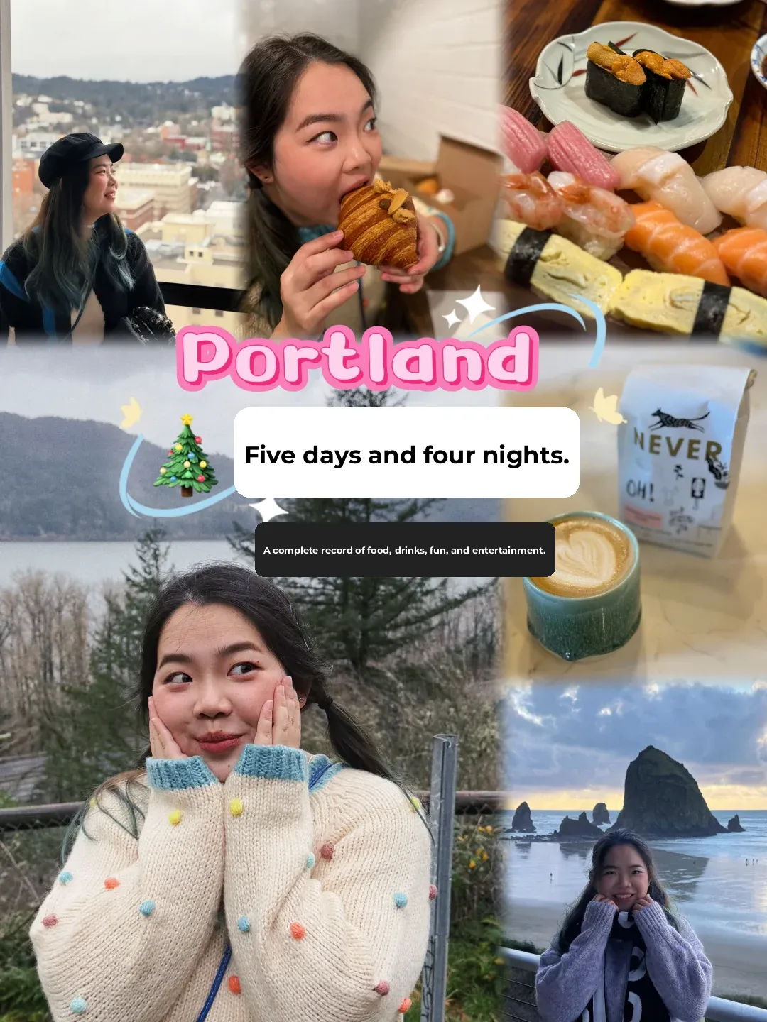 🎄Christmas in Portland, Oregon | A Visit to Cannon Beach