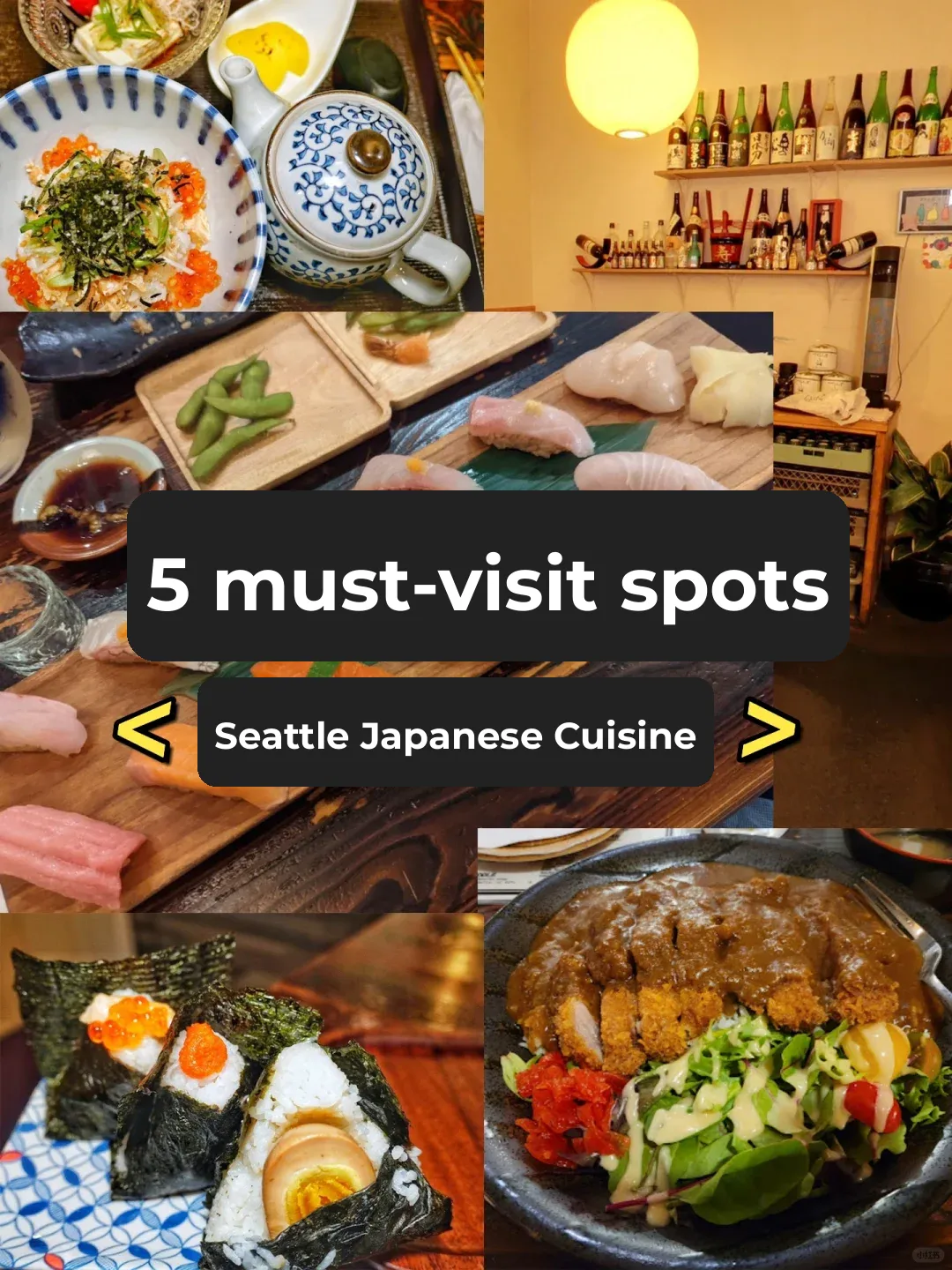 🍣 Must-Visit in Seattle! Top 5 🆙-Rated Japanese Restaurants!