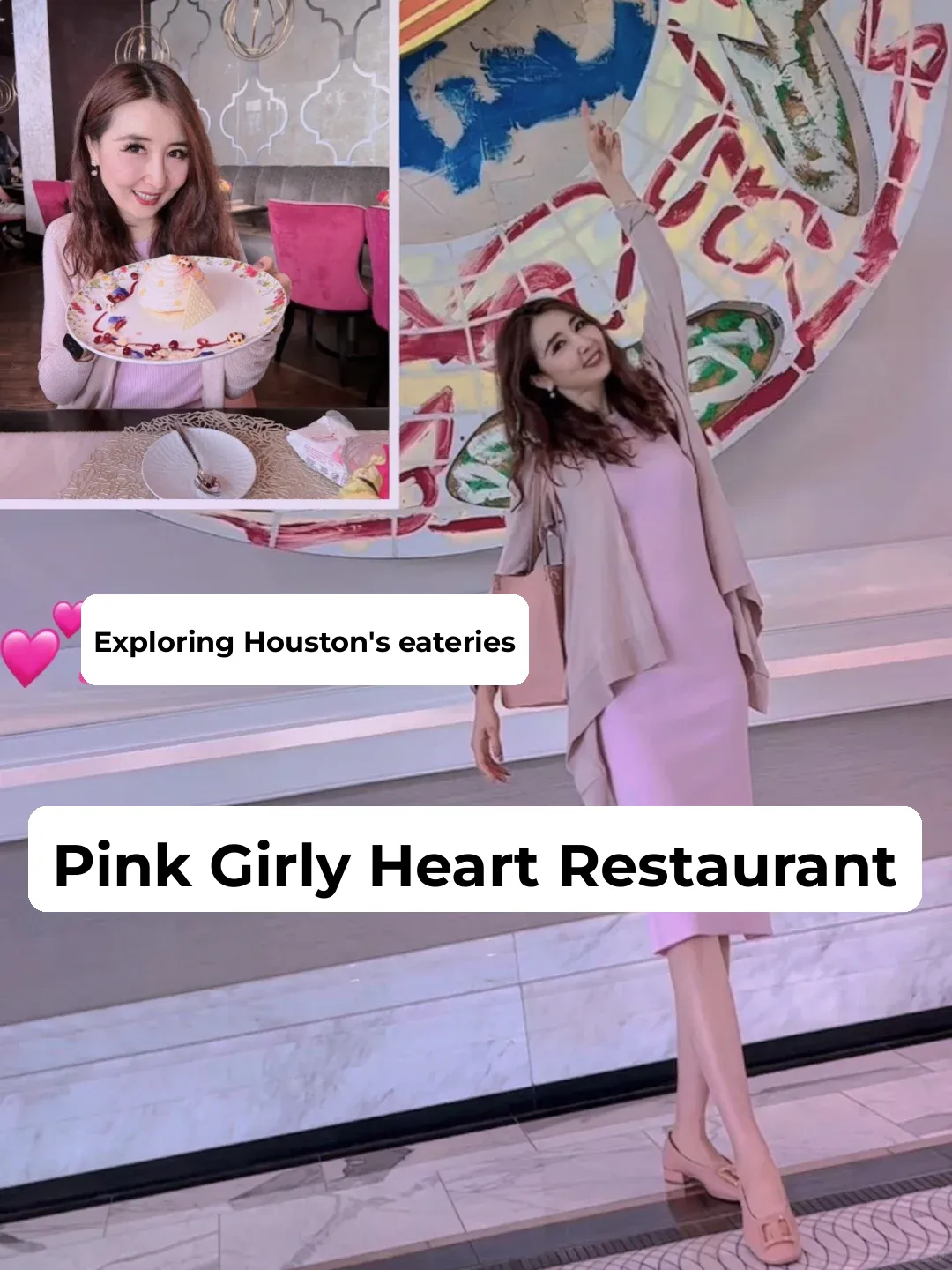 💕Exploring Houston - A 💕Pink💕 Dreamy💕 Cafe for the Young at Heart