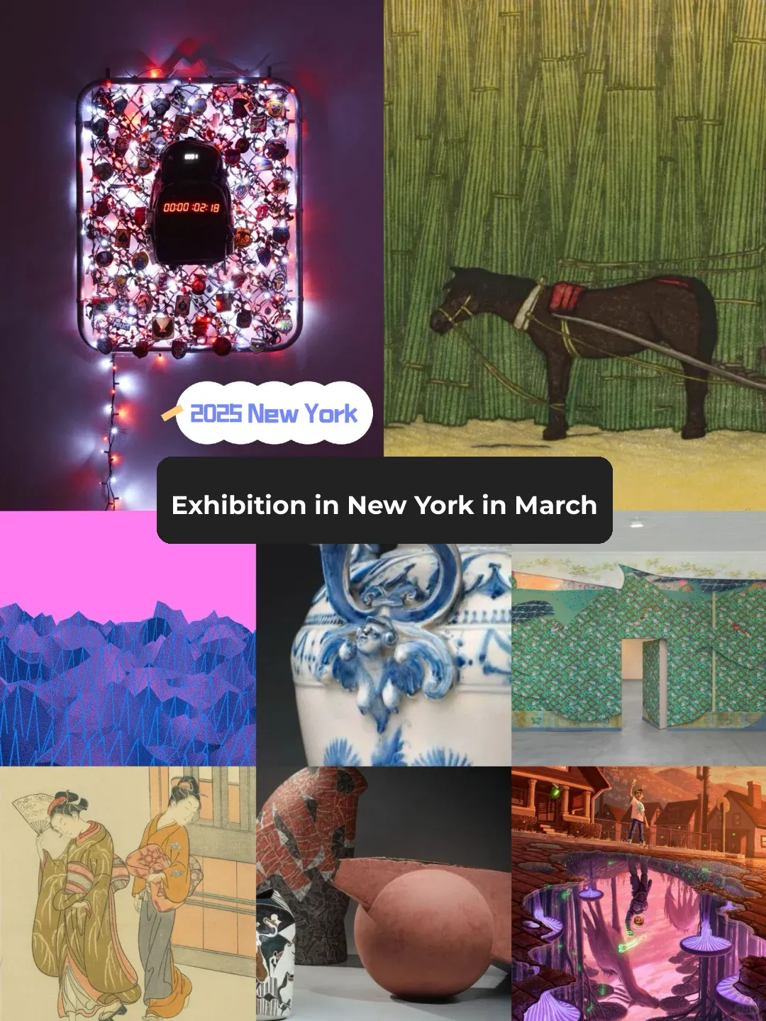 March Art Exhibition Preview in New York｜Maybe Something You’d Like to See～