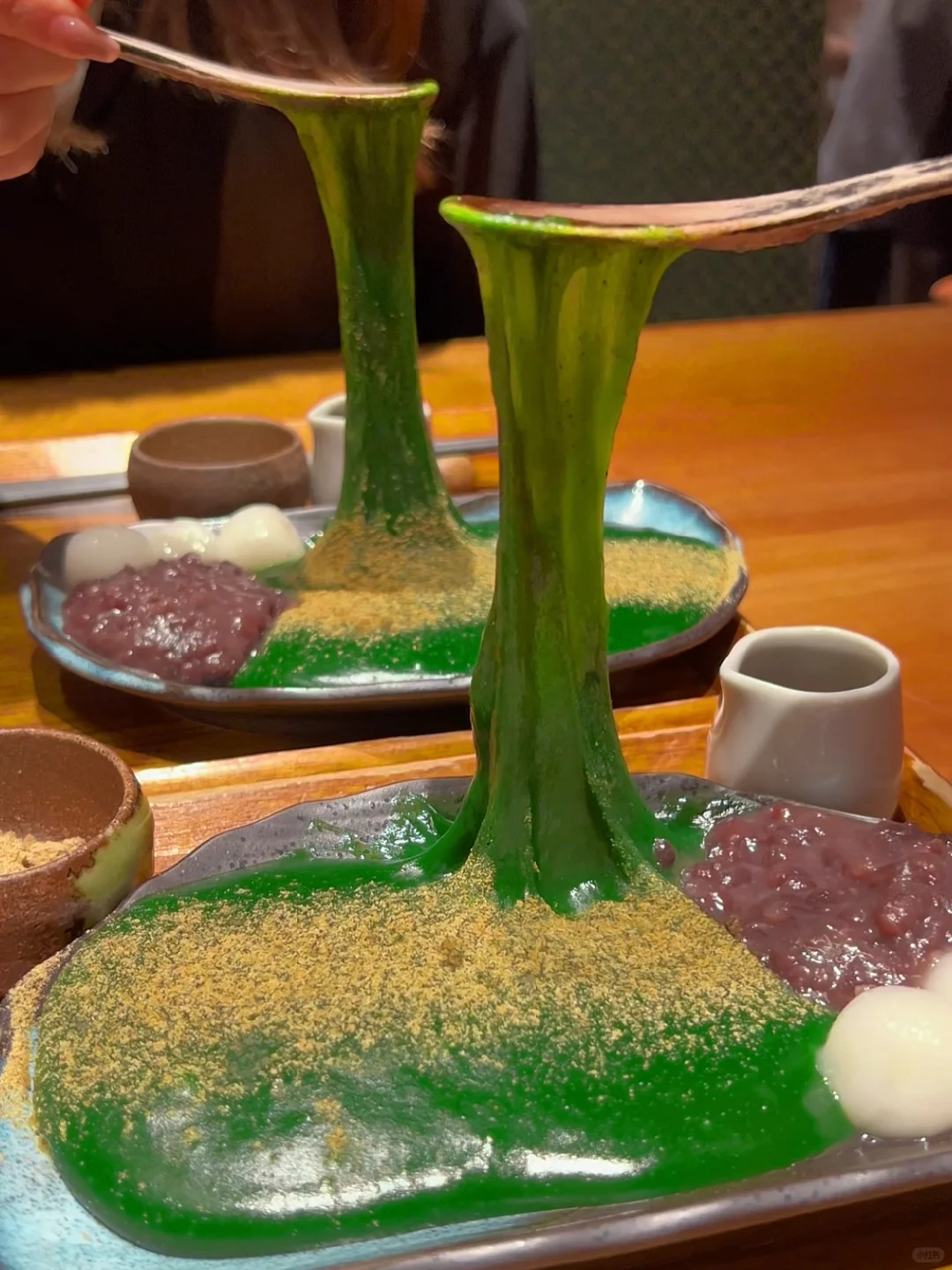 Japan's Longest Matcha Warabimochi