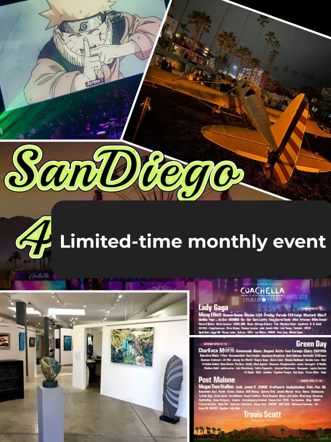 April-Exclusive Events in San Diego