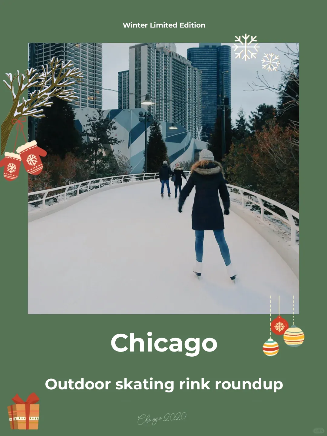 "An Amazing Ice Skating Rink Experience in Chicago ⛸️ Winter Activities You Can't Miss!"