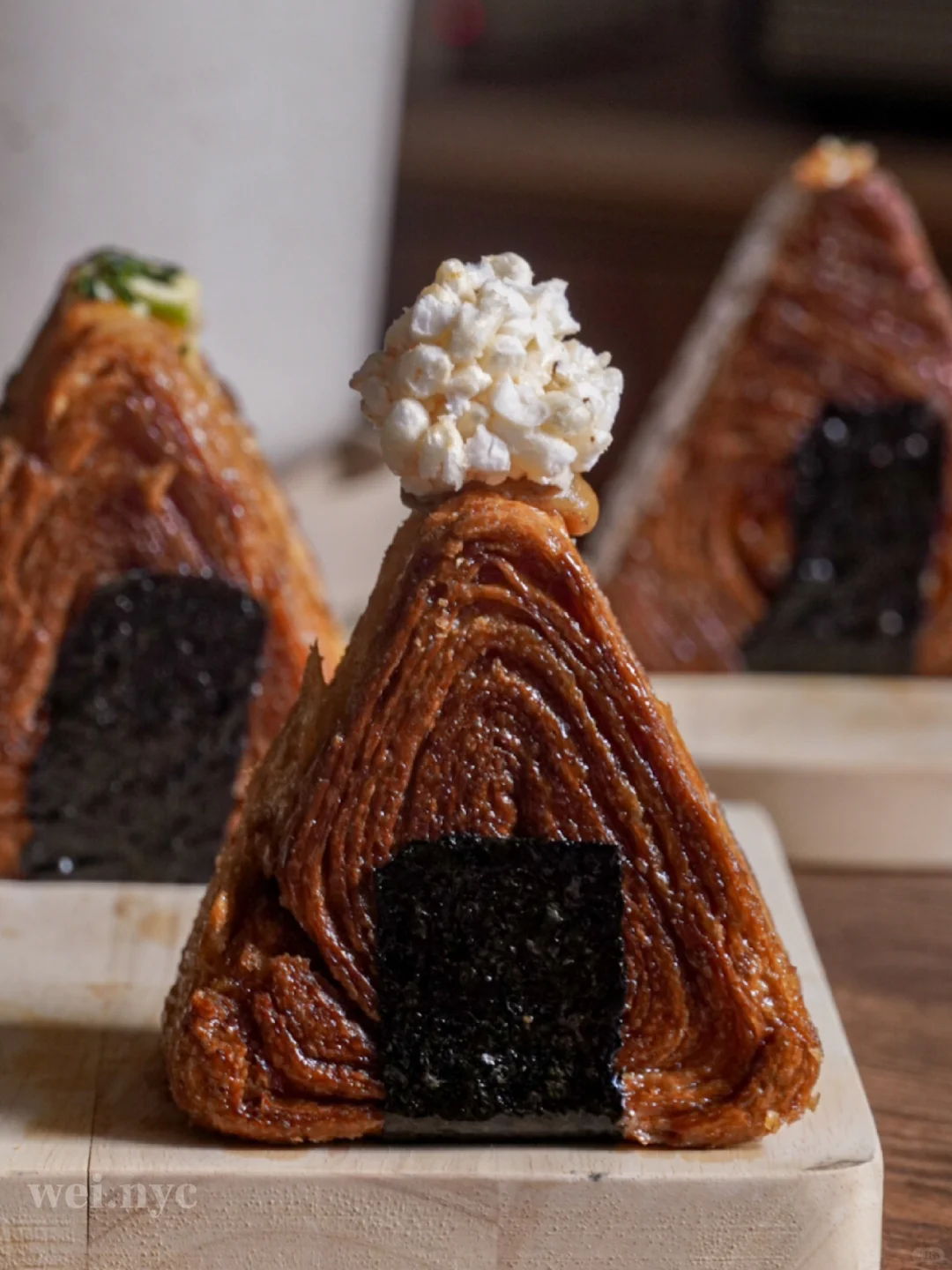 In NYC! The super 🔥 Onigiri Croissant is here!