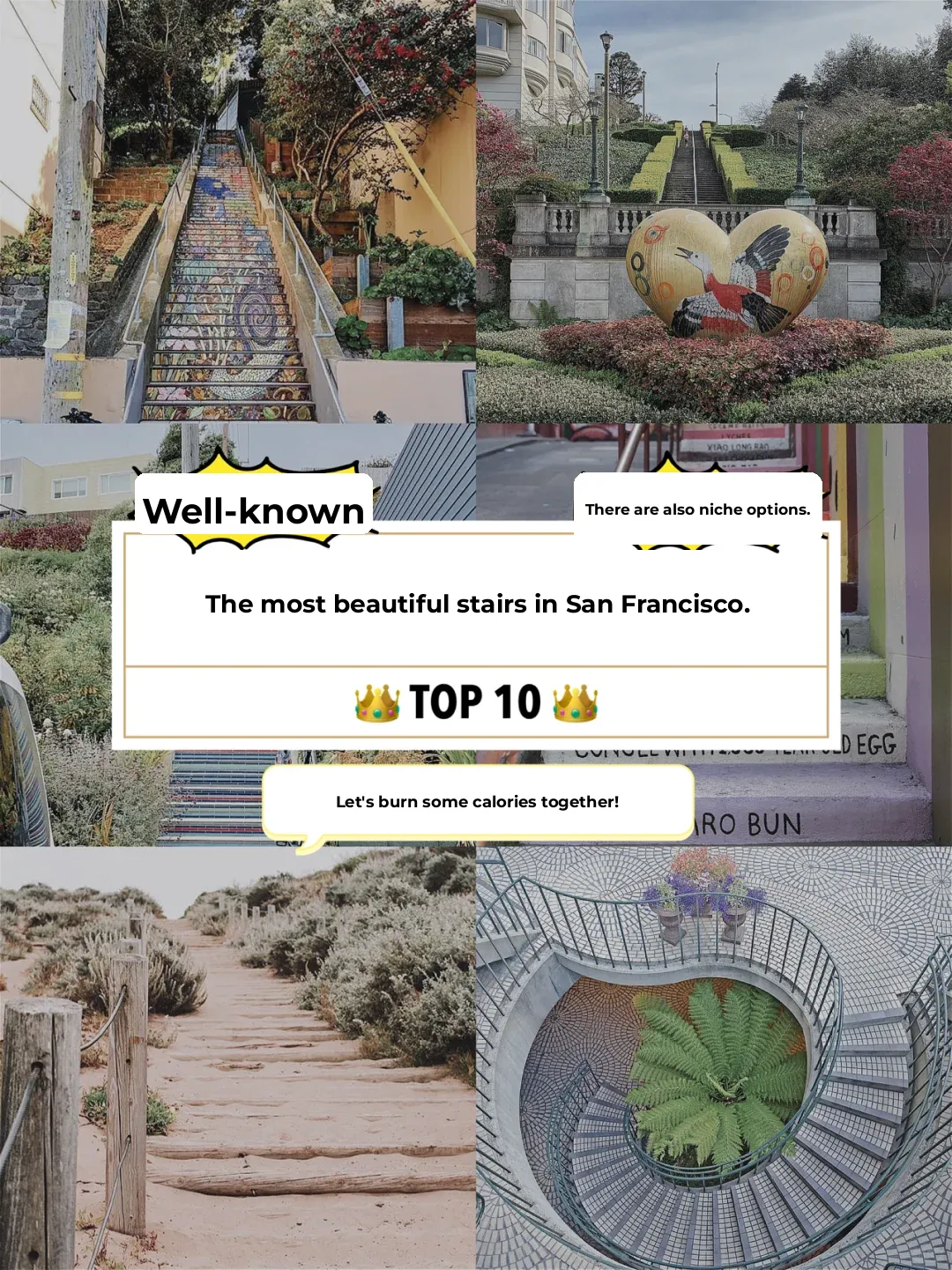 San Francisco | Top 10 Most Beautiful Stairways – Time to Burn Those Calories!