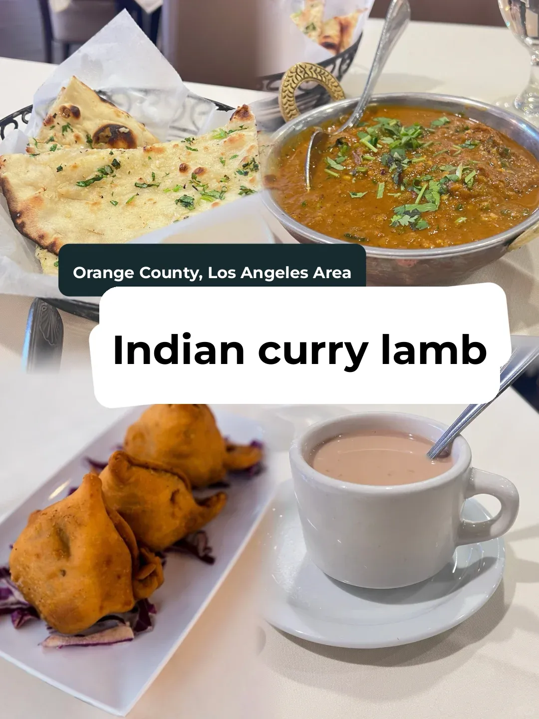 "LA's Orange County: Must-Try Indian Restaurant for Curry Lamb and Flying Bread"
