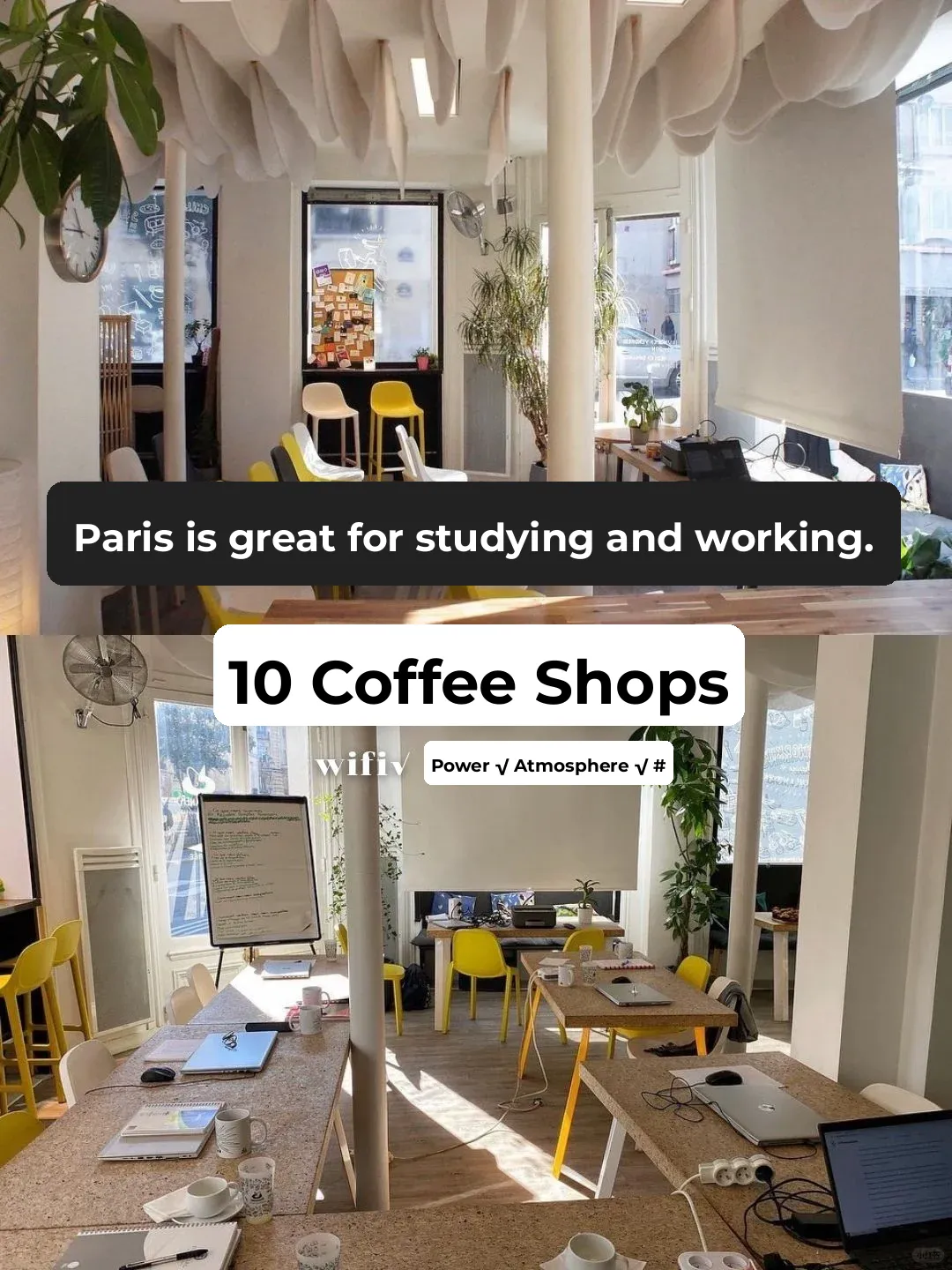 ☕️ Top Cafés in Paris for Work and Study 💻
