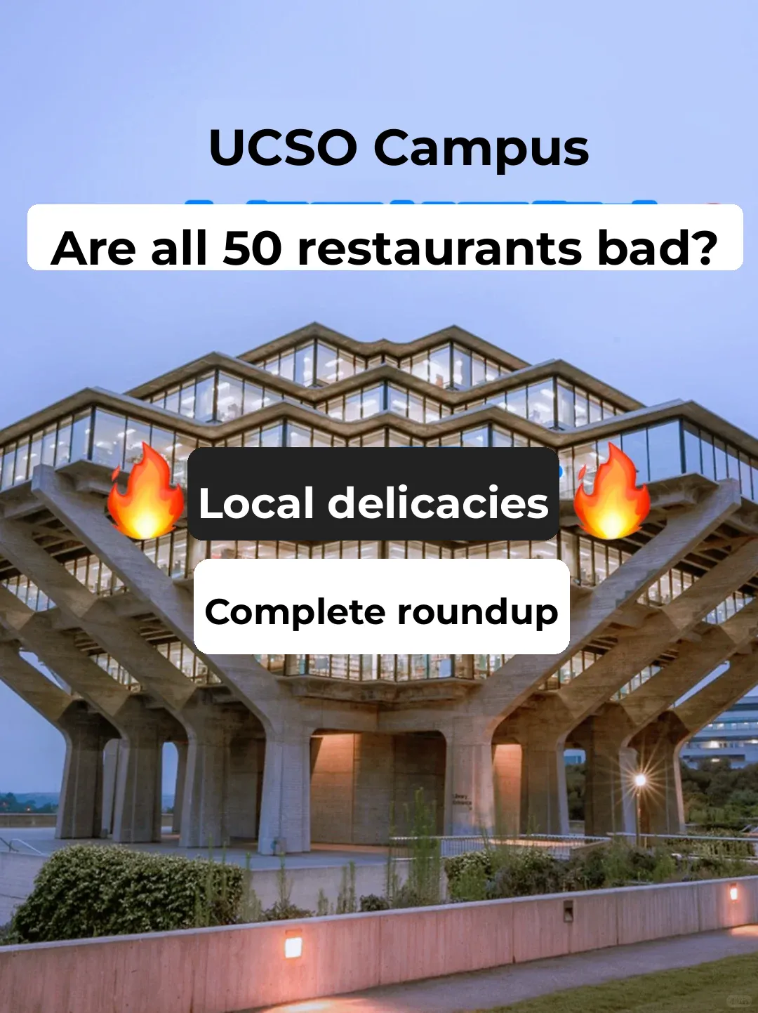 "None of the 50 Restaurants at UCSD Are Good? 🔥 Ultimate Guide to Nearby Eats 🔥"