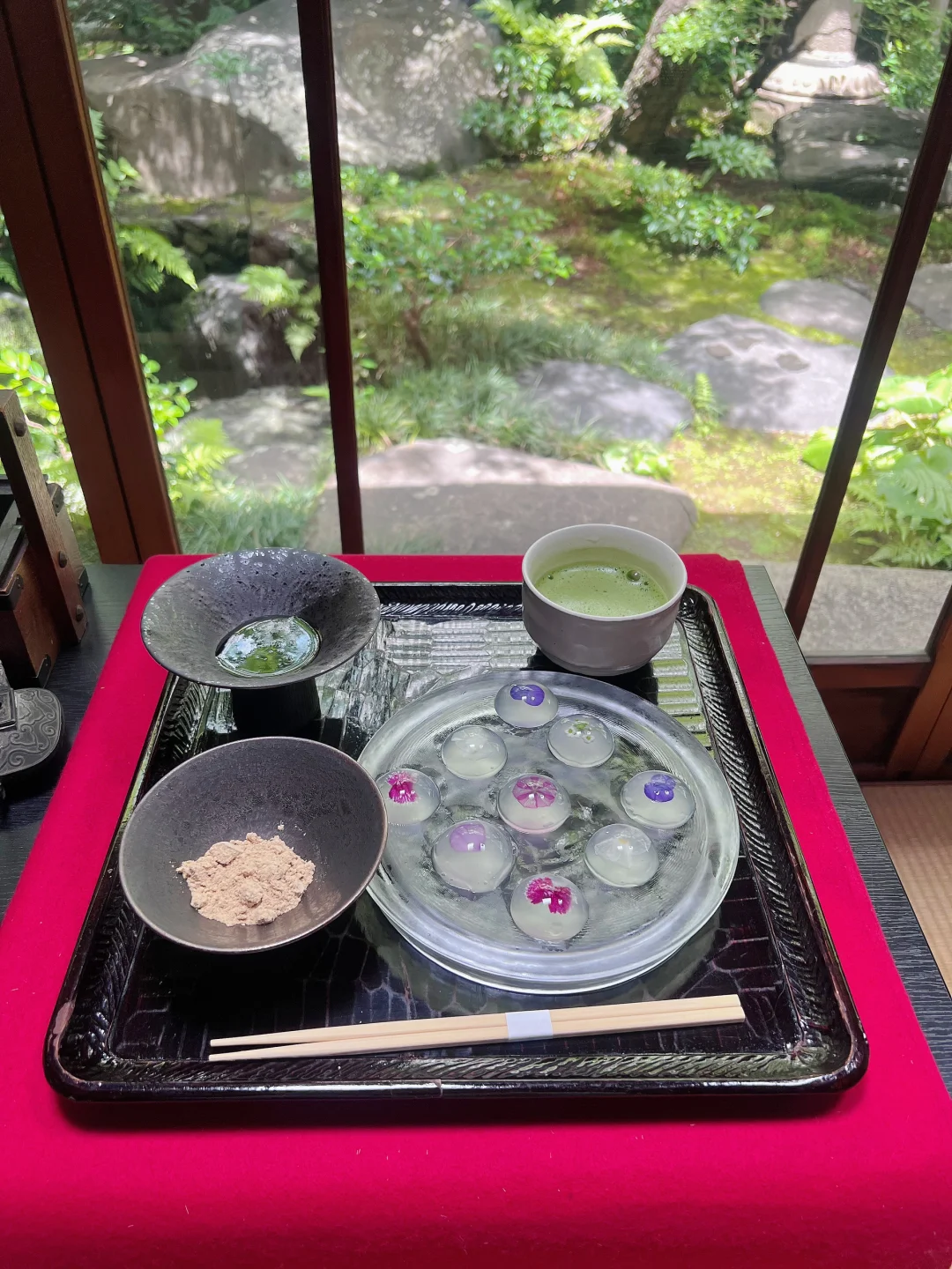 A Cozy Morning Breakfast in Kyoto's Centennial Garden 🌸