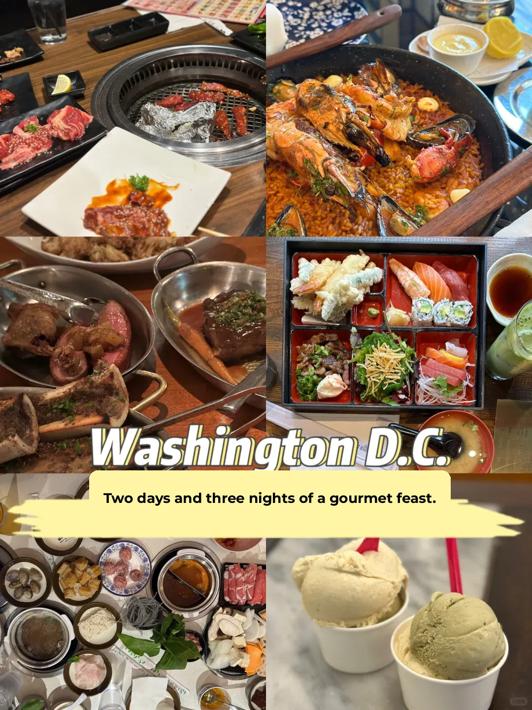 What We Ate in Washington, D.C. 😋