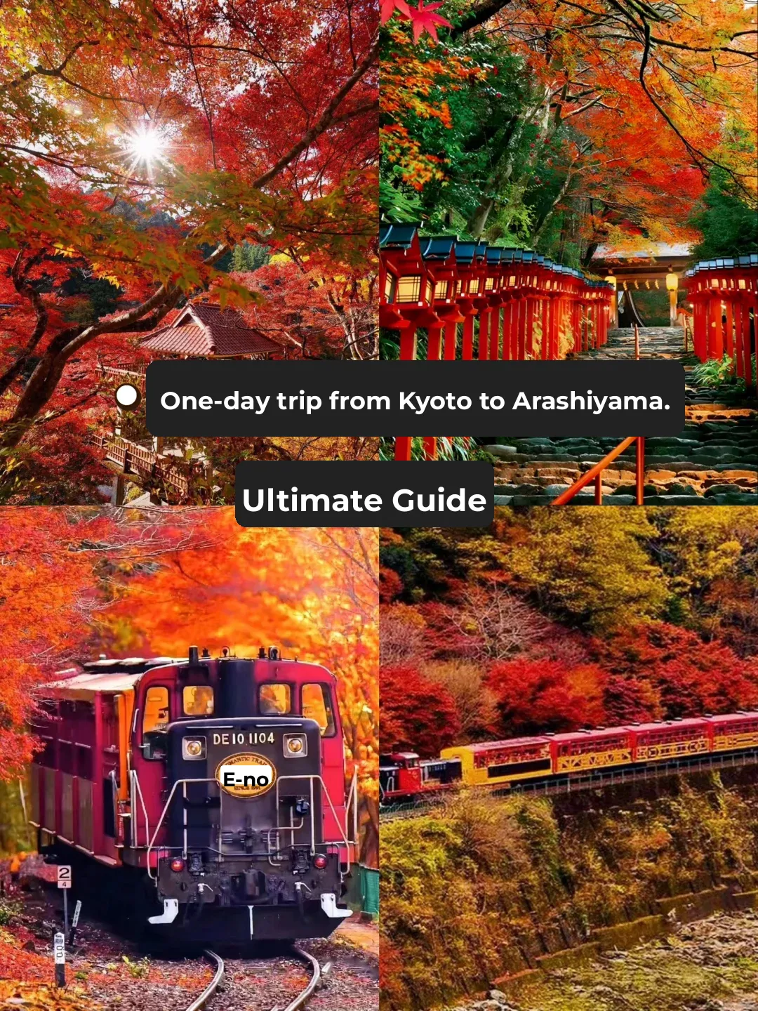 Day Trip to Kyoto's Arashiyama 🚂 No Backtracking... Just Copy the Itinerary! ‼️